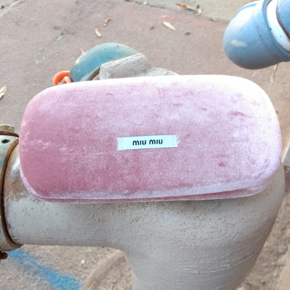 Miu Miu Velvet Hard Body Sunglasses Case